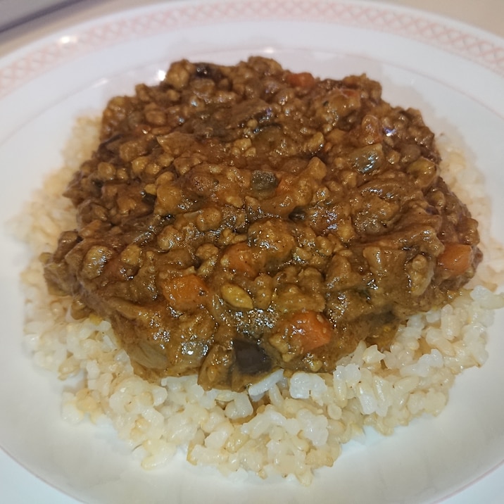 キーマカレー(バーモントカレー使用)